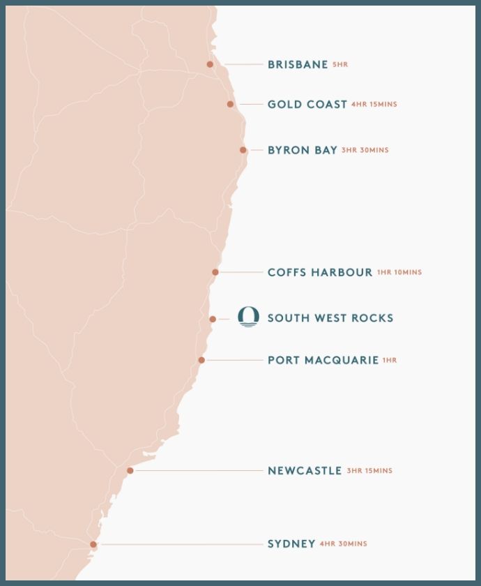 South West Rocks Street Map.pdf The Rocks - Location